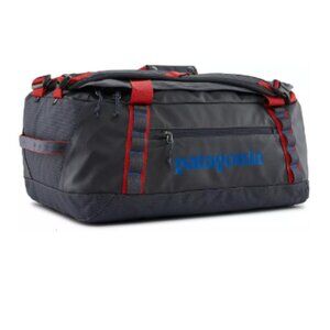 NEW COLOR!!! Patagonia Black Hole 40L Duffle Bag, Smolder Blue/Amanita Red